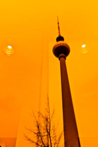 Alexanderplatz, Berlin-Mitte, reflection of the TV tower Alexanderplatz, Berlin-Mitte, reflection of the TV tower